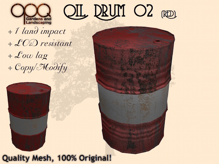 Second Life Marketplace 1 LI ANSI MH2 55 gallon Oil drum or Steel