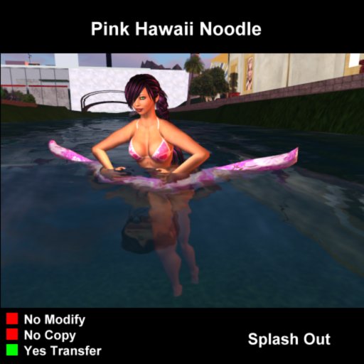 Pink Hawaii Noodle Boxed
