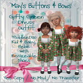 MBB * Gifty Green Dress Outfit (K,B&Bebe)