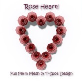 T-Spot Mesh - Rose Heart - Full Perm - LI=1