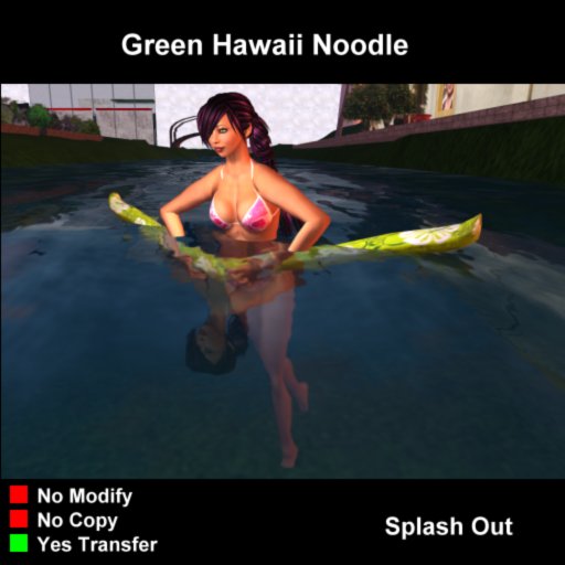 Green Hawaii Noodle Boxed
