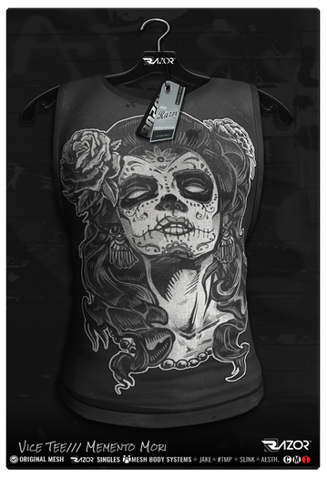 Razor/// Vice Tee - Memento Mori