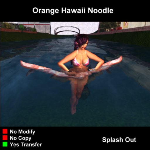 Orange Hawaii Noodle Boxed