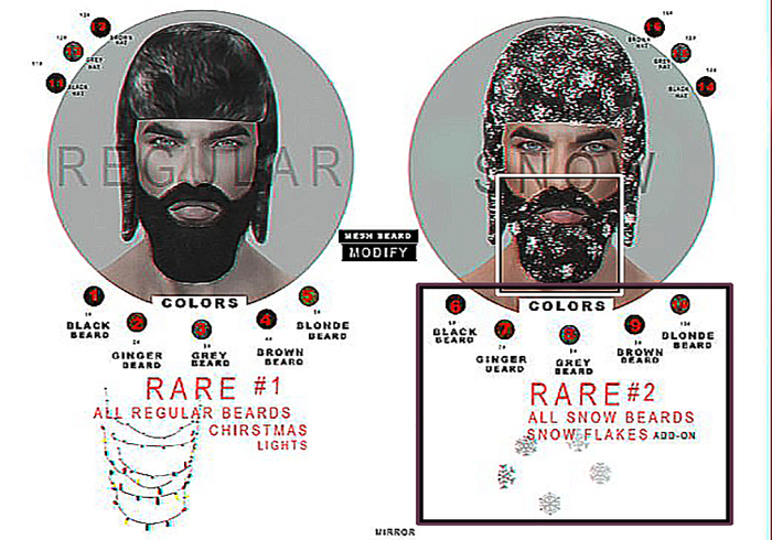 MIRROR - Max Beard RARE #2