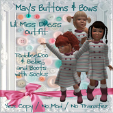 MBB * Lil Miss Dress Outfit (K,B&Bebe)