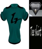 LR` FASHIONS (Aesthetic) TEES [teal]