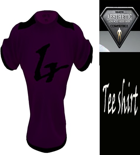 LR` FASHIONS (Aesthetic) TEES [purp]