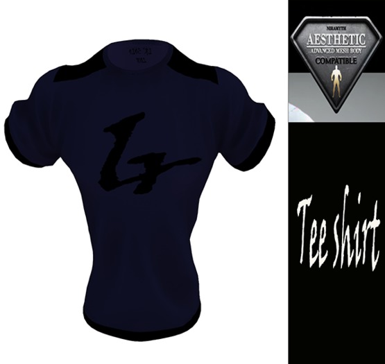 LR` FASHIONS (Aesthetic) TEES [blu]