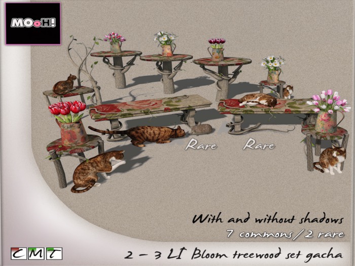 MOoH! Bloom stool daisies