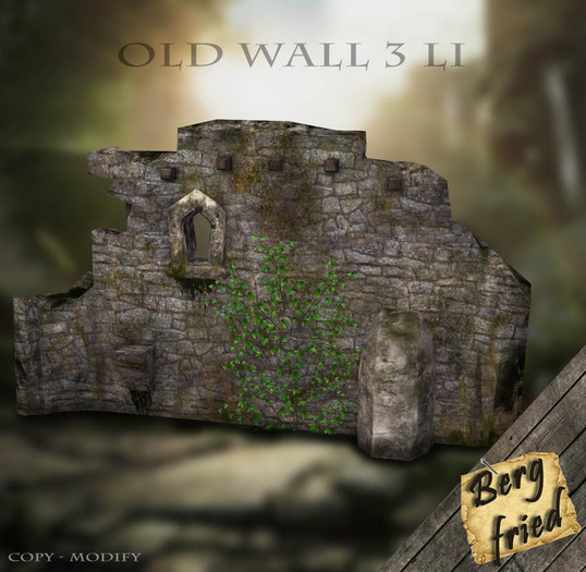 Bergfried Old Wall 3 LI