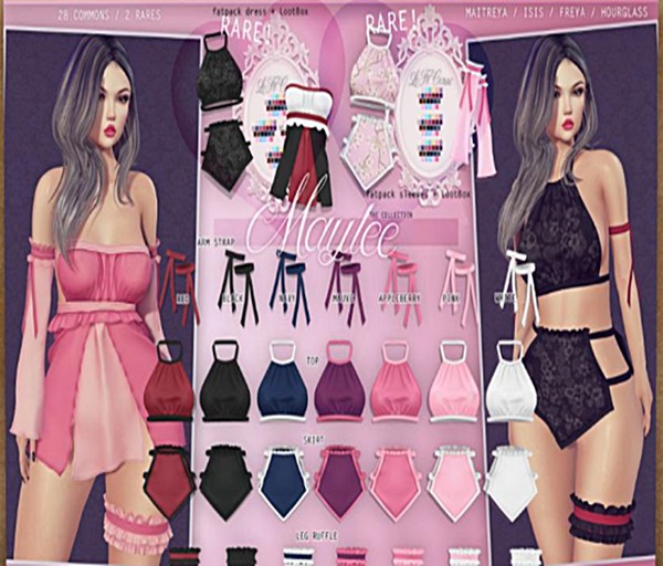 {le fil casse} Maylee Collection Leg Ruffle Maitreya Navy