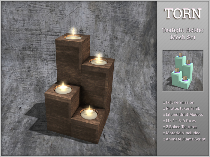 [T] Tealight Holder Mesh Set