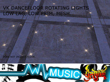 VK Dancefloor rotating lights