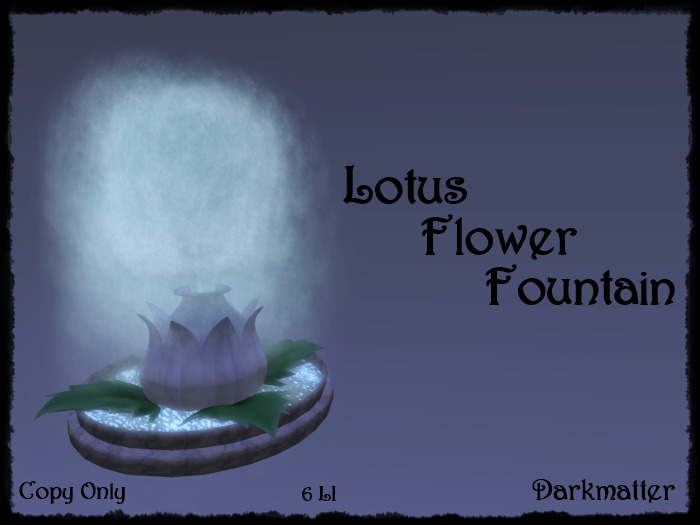 Lotus Flower Fountain - Boxed