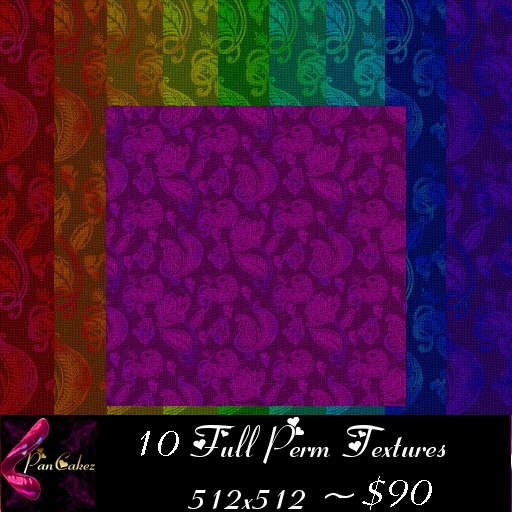 *PCz* Paisley Print Textures