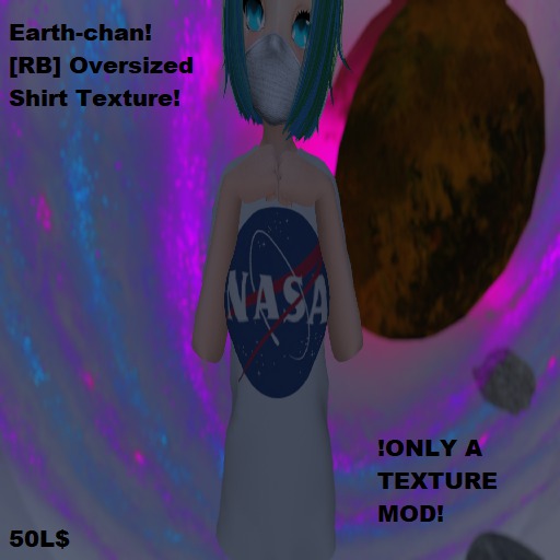 [RB] NASA Oversized Shirt Fitted Torso Texture!