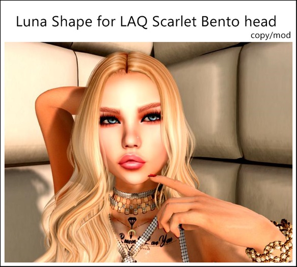 Luna Shape for Scarlet head LAQ *Bluemoon*