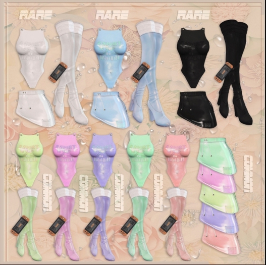 Yasum*Overknee Boots*Common*Pink