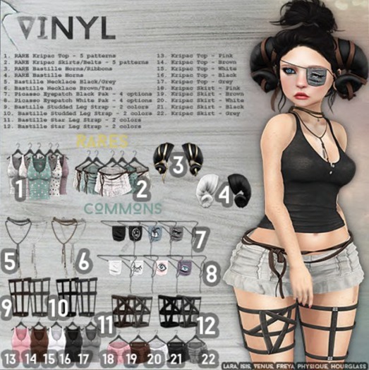 Vinyl - Kripac Skirt Pak SLINK Brown COMMON