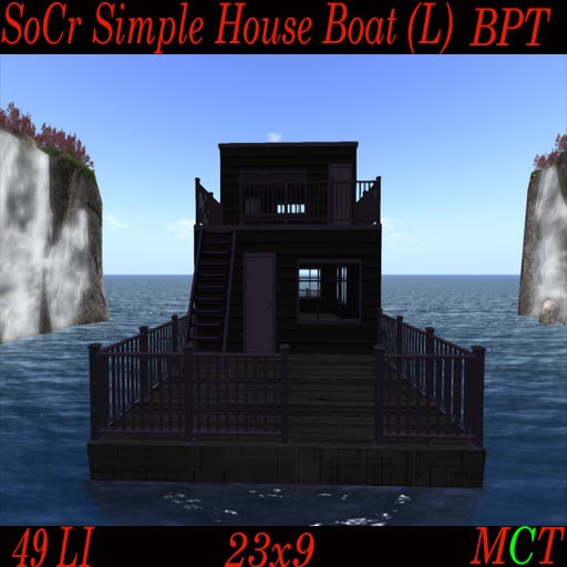 SoCr Simple House Boat (L) BPT