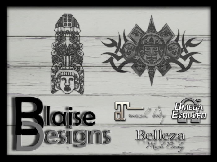 *BD* Aztec Set Tattoo