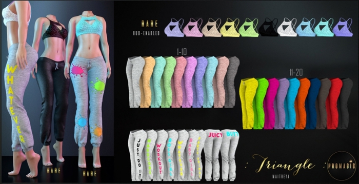 *PROMAGIC* Triangle- Pants-12