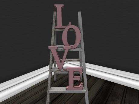 Second Life Marketplace - PH&G - Wooden Love Ladder (BOXED)