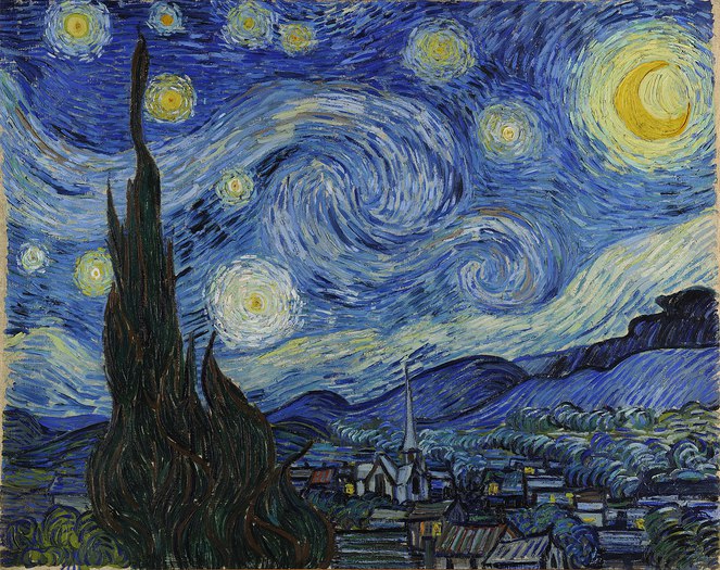 Noche Estrellada - Van Gogh - Starry Night