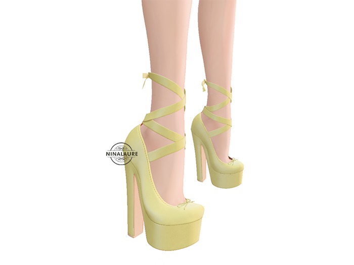 [BREATHE]-Sakura Heels-Primrose Yellow