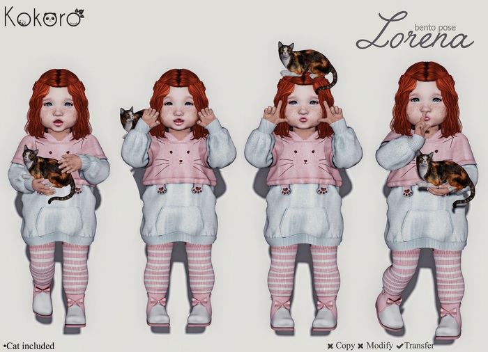 Kokoro Poses - Lorena (Bento Pose)