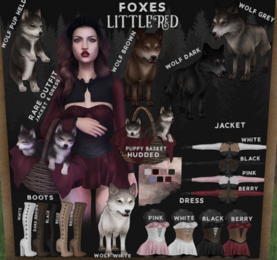 Foxes - Little Red - Jacket - Black