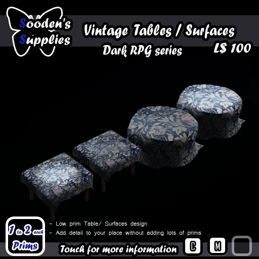 Vintage Tables / Surfaces