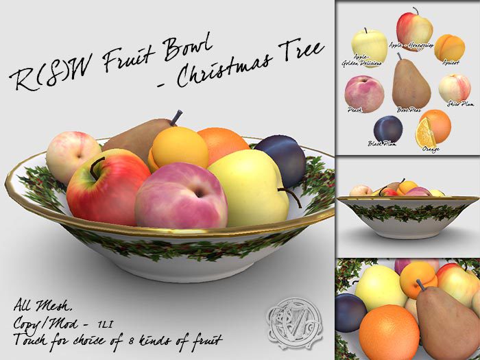 R(S)W Fruit Bowl - Christmas Tree