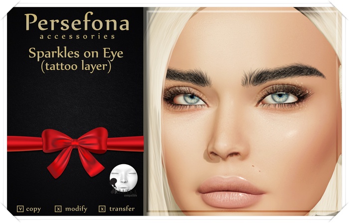 Persefona Sparkles on Eye - Lelutka Bento Heads Gift