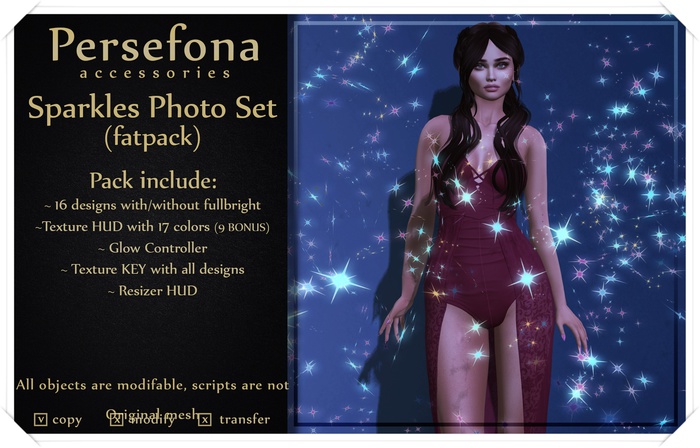 Persefona Sparkles Photo Set + BONUS colors(fatpack)