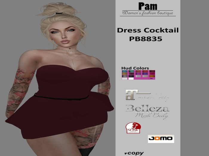 Dress Cocktail PB8835 - BOX