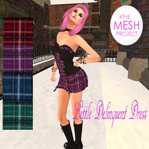TMP  MESH LITTLE DELINQUENT DRESS