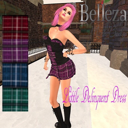 BELLEZA MESH LITTLE DELINQUENT DRESS