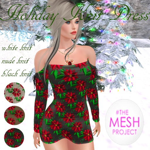 YGTL - TMP HOLIDAY KNIT DRESS BOXED