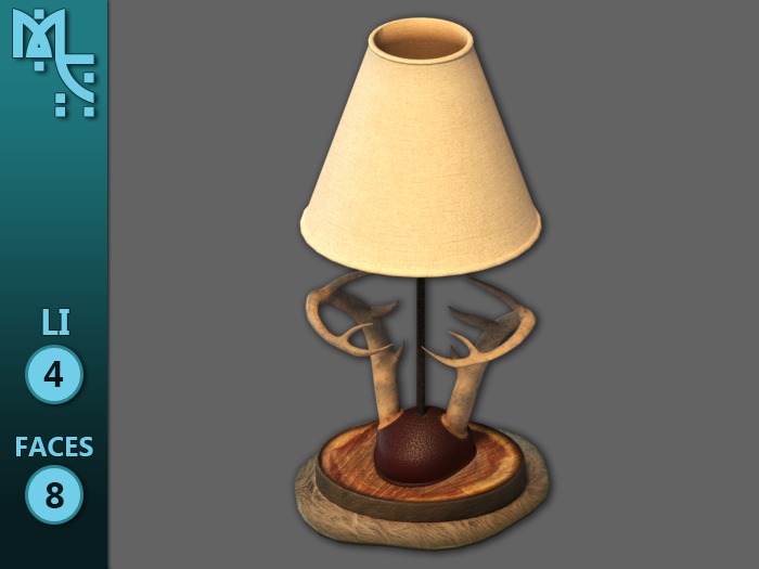 Deer Antler Lamp - Full Perm
