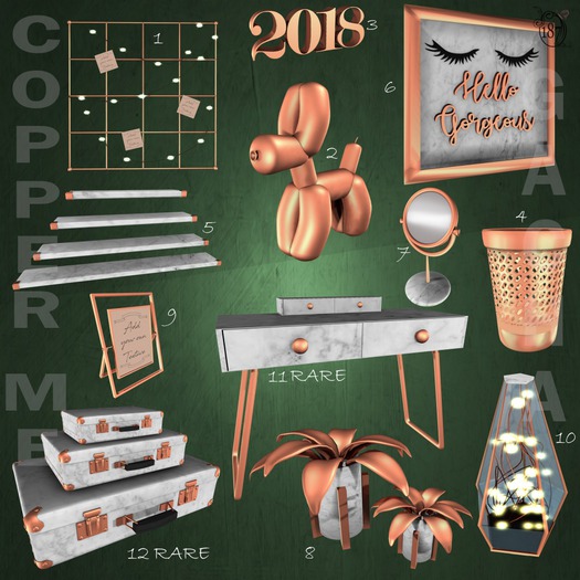 #187# COPPER Me -7- Mirror