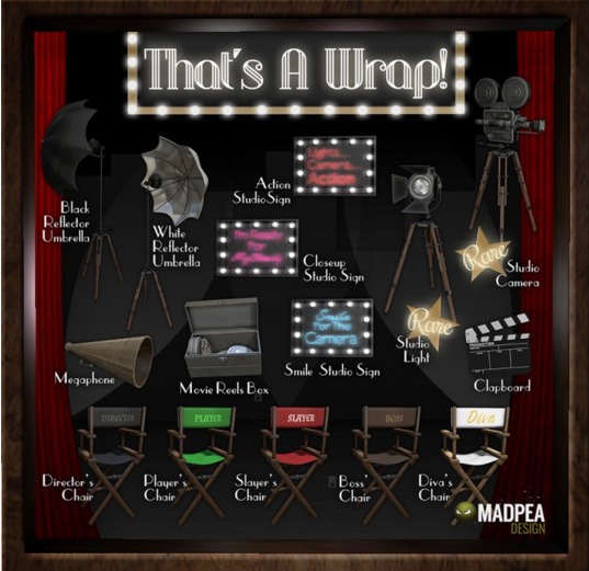 MadPea That's a Wrap - Studio Sign: Closeup