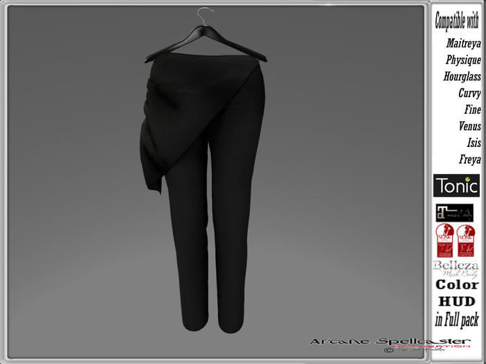 bag Pant Secobia black *Arcane Spellcaster* Ak-Creations