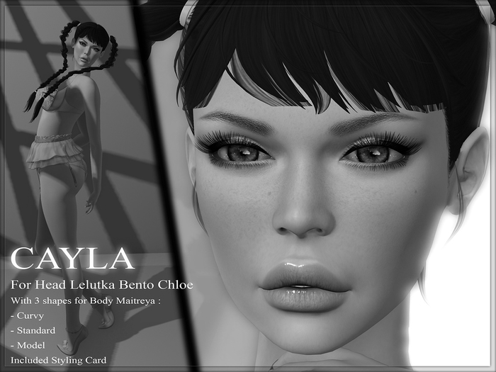 * TentatioN * DEMO CAYLA Shape Lelutka BENTO CHLOE Body Lara