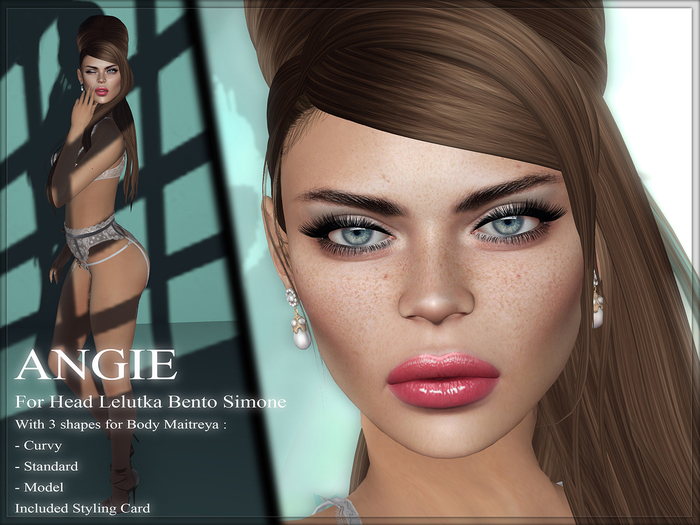 * TentatioN * ANGIE Shape Lelutka BENTO SIMONE Body Lara