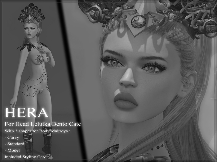 * TentatioN * DEMO HERA Shape Lelutka BENTO CATE Body Maitreya