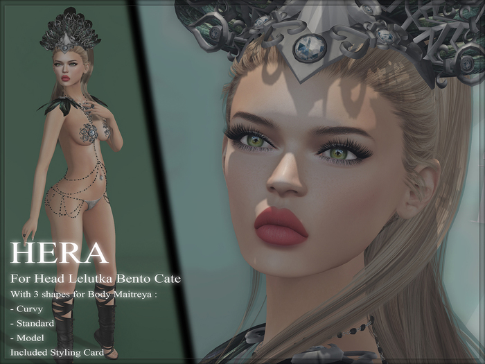 * TentatioN * HERA Shape Lelutka BENTO CATE Body Maitreya