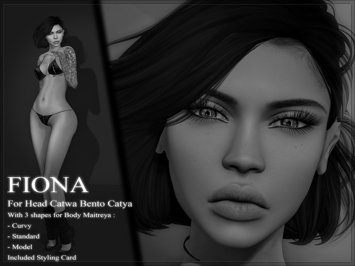 * TentatioN * DEMO FIONA Shape Catwa BENTO CATYA Body Maitreya