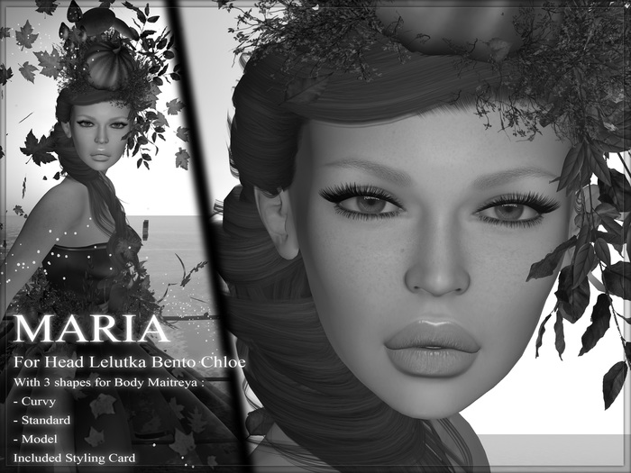 * TentatioN * DEMO MARIA Shape Lelutka BENTO Chloe - Maitreya
