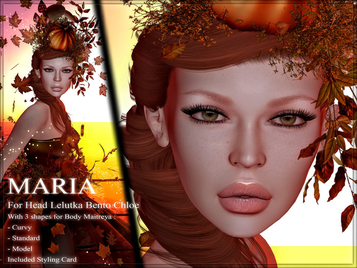 * TentatioN * MARIA Shape Lelutka BENTO Chloe Body Maitreya